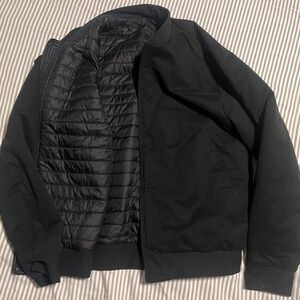 Lululemon Switch Over Bomber Jacket, Black, Reversible